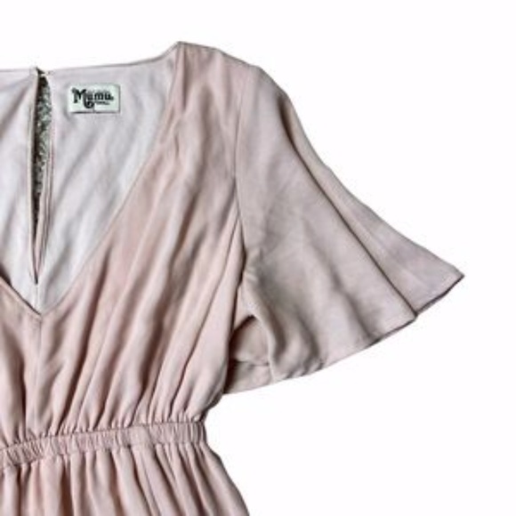 Show Me Your Mumu Blush Empire Maxi Dress S - Picture 5 of 11